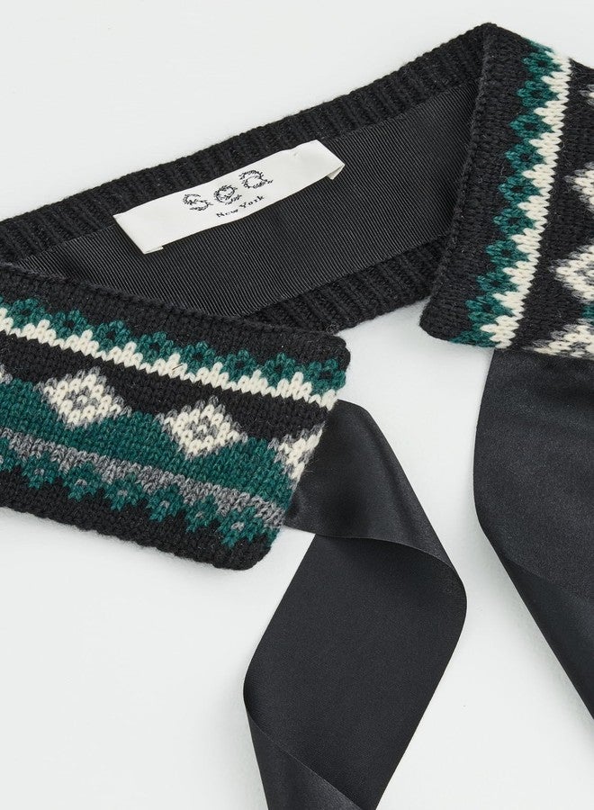 Sea Women's Inez Fair Isle Headband, Multi, One Size - Image 3